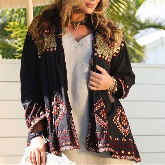 NEW ✨ Adrift Australia Naveen Jacket In Sequin XS - Picture 2 of 16